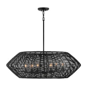 Hinkley 10386 Luca 6-lt 42" LED Outdoor Chandelier