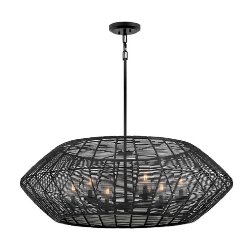 Hinkley 10386 Luca 6-lt 42" LED Outdoor Chandelier