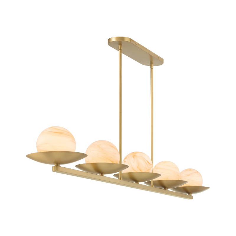 Minka Lavery 10387 Olenne 5-lt 64" Linear Chandelier