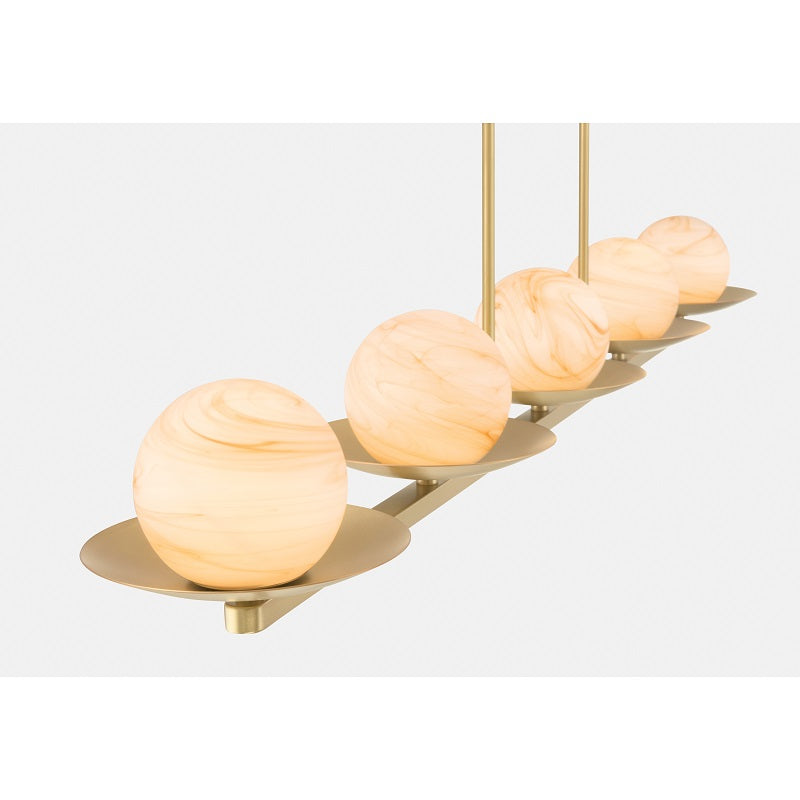 Minka Lavery 10387 Olenne 5-lt 64" Linear Chandelier