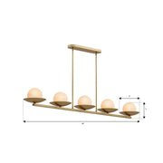 Minka Lavery 10387 Olenne 5-lt 64" Linear Chandelier