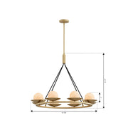 Minka Lavery 10388 Olenne 8-lt 42" Pendant