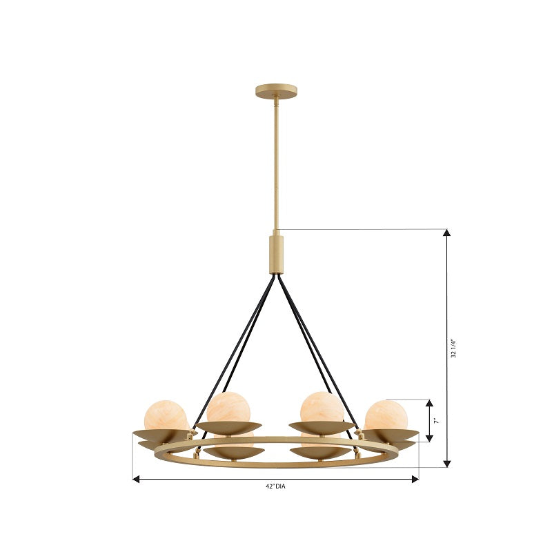 Minka Lavery 10388 Olenne 8-lt 42" Pendant