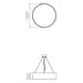 Accord 1038LED Cylindrical 1-lt 28" LED Pendant