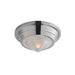 Maxim 10390 Hargreaves 1-lt 10" Flush Mount-Polished Nickel