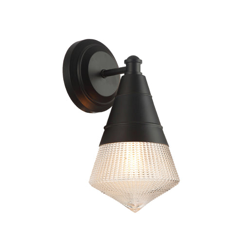 Maxim 10391 Hargreaves 1-lt 12" Wall Sconce-Black