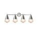 Maxim 10394 Hargreaves 4-lt 33" Bath Vanity-Polished Chrome