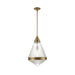 Maxim 10395 Hargreaves 1-lt 14" Pendant-Natural Aged Brass