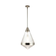 Maxim 10395 Hargreaves 1-lt 14" Pendant-Polished Nickel