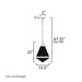 Maxim 10396 Hargreaves 1-lt 14" Pendant