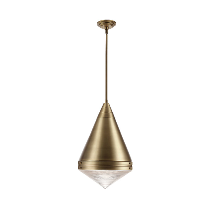 Maxim 10396 Hargreaves 1-lt 14" Pendant-Natural Aged Brass