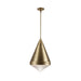 Maxim 10396 Hargreaves 1-lt 14" Pendant-Natural Aged Brass