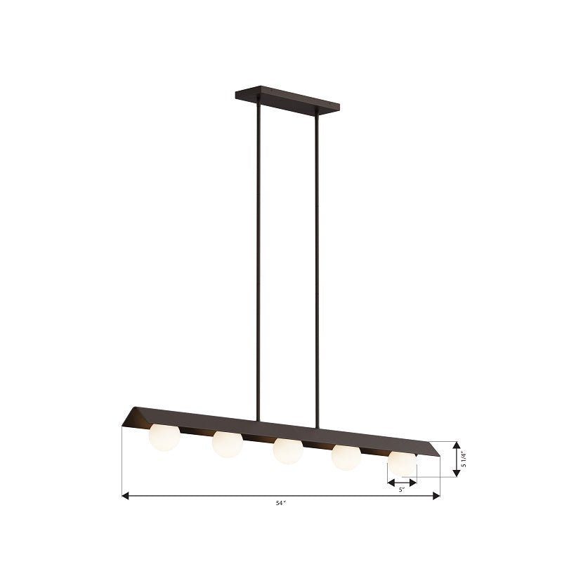 Minka Lavery 10417 Vestra 5-lt 54" LED Linear Chandelier
