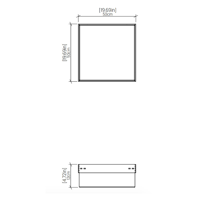 Accord 566LED Clean 1-lt 20" LED Flush Mount