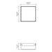 Accord 566LED Clean 1-lt 20" LED Flush Mount
