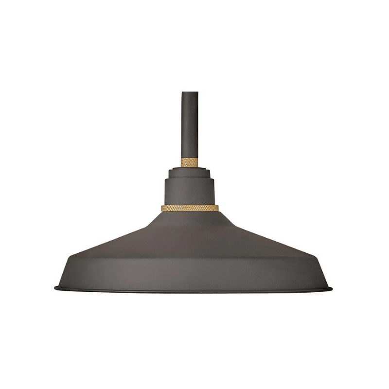 Hinkley 10453 Foundry Classic 1-lt 17" Tall LED Outdoor Gooseneck Barn Light
