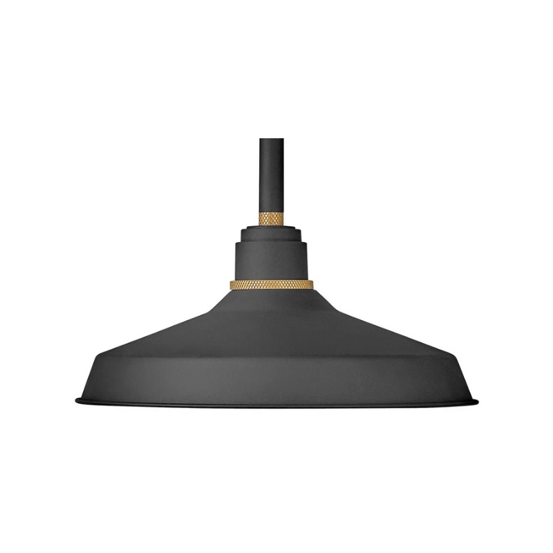 Hinkley 10453 Foundry Classic 1-lt 17" Tall LED Outdoor Gooseneck Barn Light