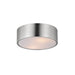 Maxim 10494 Tommy 2-lt 12" Flush Mount-Satin Nickel