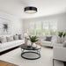 Maxim 10496 Tommy 3-lt 16" Flush Mount