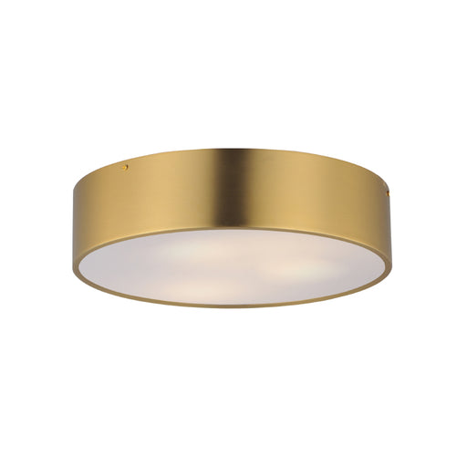 Maxim 10496 Tommy 3-lt 16" Flush Mount-Satin Brass