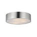Maxim 10496 Tommy 3-lt 16" Flush Mount-Satin Nickel