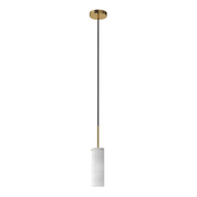 Maxim 10511 Blizzard 1-lt 3" Pendant - Natural Aged Brass