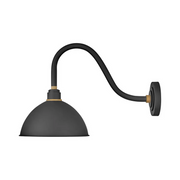 Hinkley 10544 Foundry Dome 1-lt 17" Tall LED Outdoor Gooseneck Barn Light