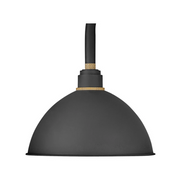 Hinkley 10544 Foundry Dome 1-lt 17" Tall LED Outdoor Gooseneck Barn Light