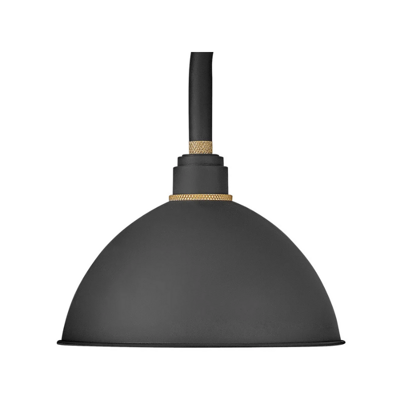 Hinkley 10544 Foundry Dome 1-lt 17" Tall LED Outdoor Gooseneck Barn Light