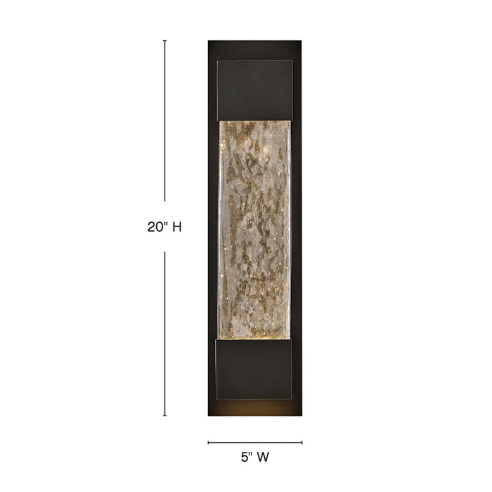 Hinkley 10594 Rune 2-lt 20" Tall LED Outdoor Wall Mount