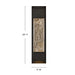 Hinkley 10594 Rune 2-lt 20" Tall LED Outdoor Wall Mount