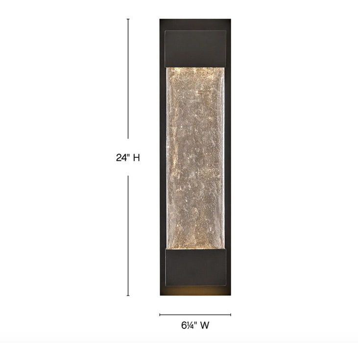 Hinkley 10595 Rune 2-lt 24" Tall LED Outdoor Wall Mount Lantern