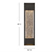 Hinkley 10595 Rune 2-lt 24" Tall LED Outdoor Wall Mount Lantern