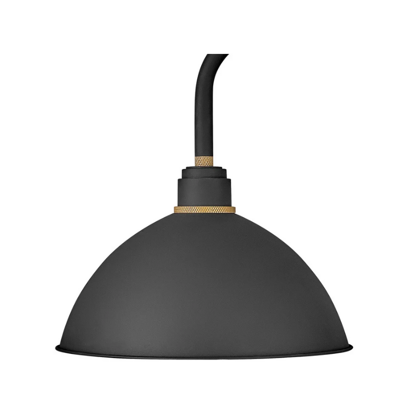 Hinkley 10615 Foundry Dome 1-lt 21" Tall LED Outdoor Straight Arm Barn Light