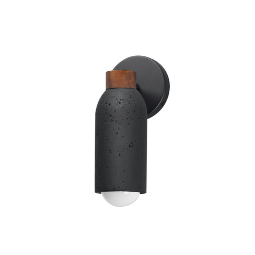 Maxim 10621 Pompeii 1-lt 12" Tall Wall Sconce - Lava / Black