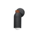 Maxim 10621 Pompeii 1-lt 12" Tall Wall Sconce - Lava / Black