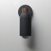 Maxim 10621 Pompeii 1-lt 12" Tall Wall Sconce - Lava / Black
