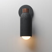 Maxim 10621 Pompeii 1-lt 12" Tall Wall Sconce - Lava / Black
