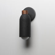 Maxim 10621 Pompeii 1-lt 12" Tall Wall Sconce - Lava / Black