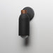 Maxim 10621 Pompeii 1-lt 12" Tall Wall Sconce - Lava / Black