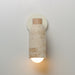 Maxim 10621 Pompeii 1-lt 12" Tall Wall Sconce - Travertine / Oyster