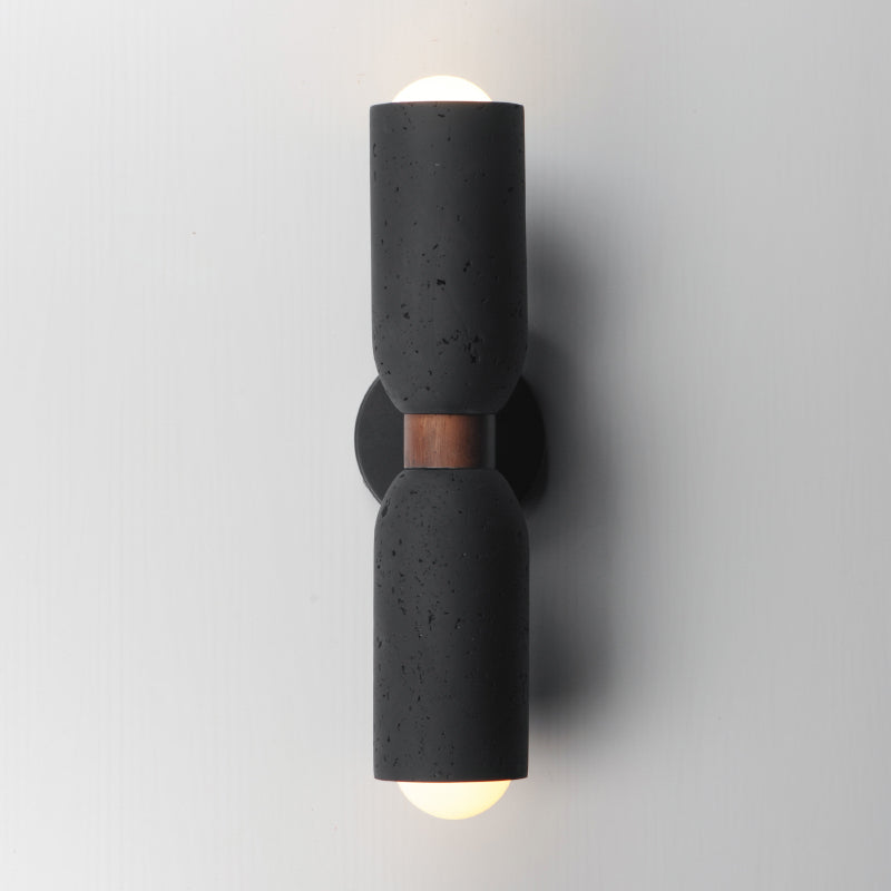 Maxim 10622 Pompeii 2-lt 20" Tall Wall Sconce - Lava / Black