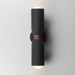 Maxim 10622 Pompeii 2-lt 20" Tall Wall Sconce - Lava / Black