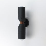 Maxim 10622 Pompeii 2-lt 20" Tall Wall Sconce - Lava / Black