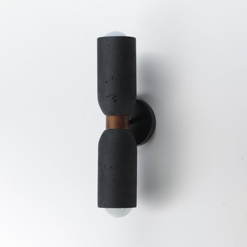 Maxim 10622 Pompeii 2-lt 20" Tall Wall Sconce - Lava / Black
