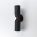 Maxim 10622 Pompeii 2-lt 20" Tall Wall Sconce - Lava / Black