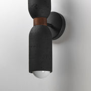 Maxim 10622 Pompeii 2-lt 20" Tall Wall Sconce - Lava / Black