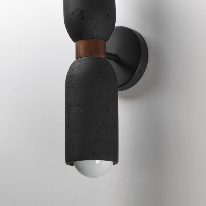 Maxim 10622 Pompeii 2-lt 20" Tall Wall Sconce - Lava / Black
