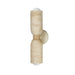 Maxim 10622 Pompeii 2-lt 20" Tall Wall Sconce - Travertine / Oyster