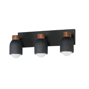 Maxim 10623 Pompeii 3-lt 21" Vanity - Lava / Black
